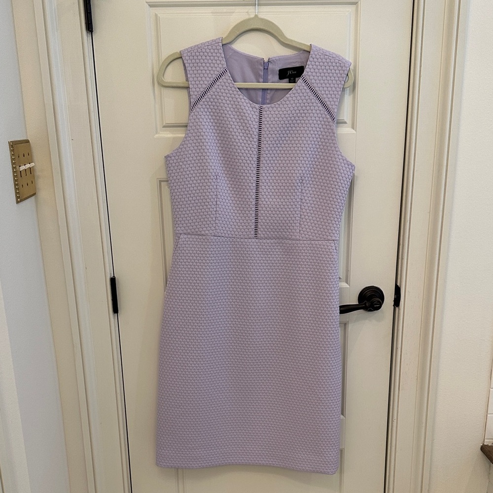 J. Crew Light Purple Textured Dress